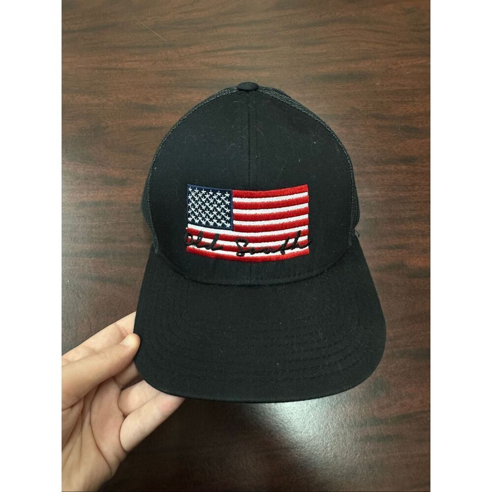 Old South Black American Flag Trucker Hat